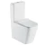 Floor Mounted Ceramic WC, Size 25 cm, White, Square, Cover UF