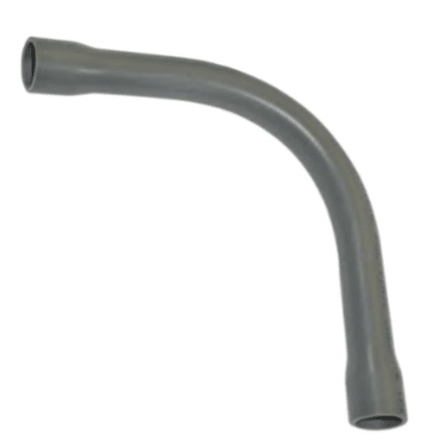 UPVC Plastic Elbow Long Angle 90° 2 Inch Grey | Bahra Cables
