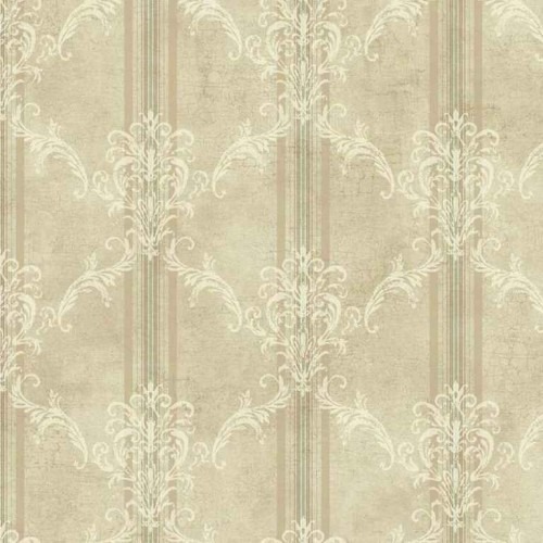 Striped Wallpaper Pale Beige, 10 m Length, 0.53 m Width, Model EP6112 | Balbaid Decor Company