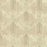 Striped wallpaper, pale beige color, length 10 m, width 0.53 m, model EP6112  