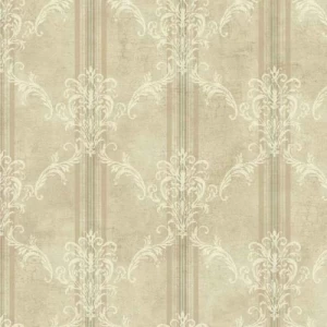 Striped Wallpaper Pale Beige, 10 m Length, 0.53 m Width, Model EP6112 | Balbaid Decor Company