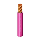 Single Core Stranded Copper Cable PVC 70 ºC Insulation Alfanar Diameter 3.0 MM 450/750 Volt length 300 feet Colour pink