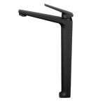 Sink Mixer Made of Brass, Measurement 16.7×4.6 cm, 15 Bar Pressure, Matte Black Color