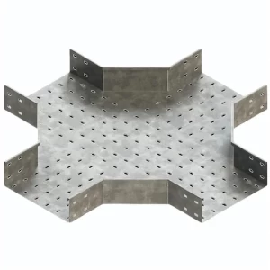 Perforated Cable Tray Horizontal Cross 2.0mm Thick, 75mm Height, 450mm Width | Bahra Cables