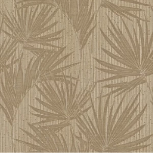 Italian Wallpaper 10m x 0.53m Dark Beige, Model 63010 | Balbaid Decor Company