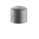 PVC End Cap  Schedule 80 Chanal Brand Size ¾ inch Outer Diameter 35.50 mm Dark Gray Color