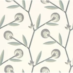 ورق حائط الماني ورود مقاس 10 م× 0.53 م، لون بيج، موديل 440331  