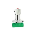 صمام مخفي بلاستيك PPR مقاس 20 مم لون اخضر | المنار