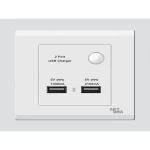 فيش شحن USB، آرت دي إن أيه إي3، مقاس 7×7 سم، لون أبيض، 240 فولت