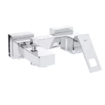 Square Shower Mixer with handset, Model EUPHORIA