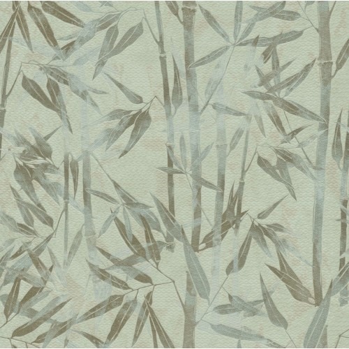 Italian Leaf-Patterned Wallpaper Size 10m x 0.73m, Pale Green | Balbaid Decor Company