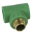 PPR Tee with Male Insert Size 25x3/4 mm Outside Diameter 34 mm, Green Color | Ask
