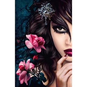 Mural Image Youth Design 175 cm × 115 cm Black and Pink | Balbaid Decor Company