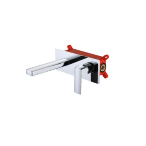 Square Washbasin Mixer Hidden, Chrome | ALHashim Sanitary Tools
