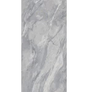 بلاط بورسلان داخلي فوجيان 60 × 120 سم، سماكة 9.5 ملم، رمادي لامع | P 1275