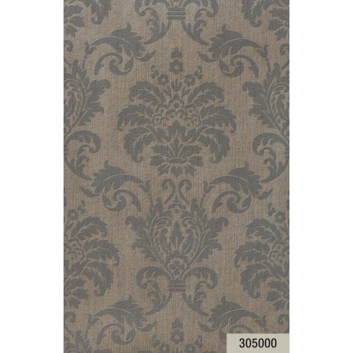 Classic Wallpaper Length 10m, Width 0.73m, Dark Beige Color | Balbaid Decor Company