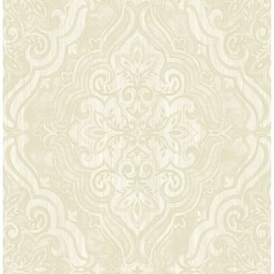 Classic Wallpaper Light Beige 10m x 0.53m, Model BC61807 | Balbaid Decor Company