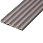 Chinese wood substitute, dimensions 15 x 290 cm, light gray