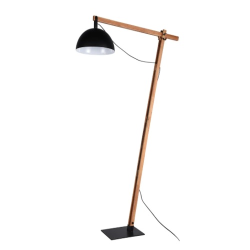 Modern Floor Lamp Size 180x45x30 cm Black Color | 49373