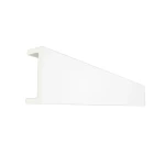 Decorative Wall Cornices for Exterior Walls, 32.3 cm Height, 13 cm Width, 2.40 m Length, White Color | Zakharef Company