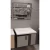 Decorative Aluminum Wall Hung Sink Vanity Unit 60 cm Grey with Mirrored Medicine Cabinet | Al Muhaidib Sanitary and Ceramic - Image 2