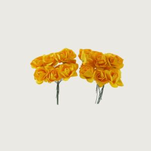 باقة ورود فلور، لون أصفر، مقاس 10×7 سم | Flor