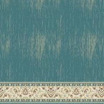 فرش مساجد صوف صناعي، لون ازرق، نقشة إسلامية، موديل المقام