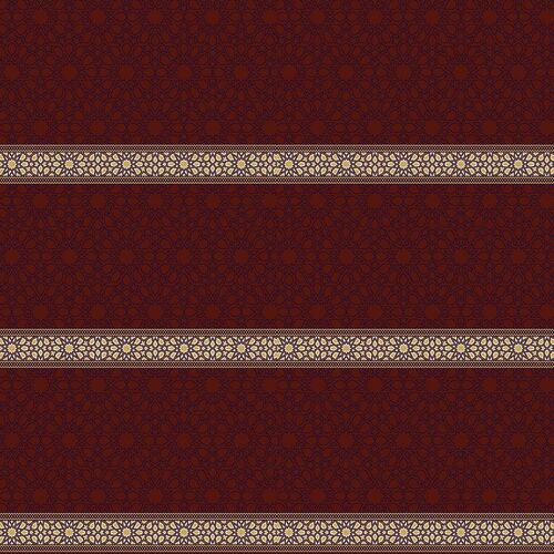 Synthetic Wool Mosque Carpet Red Color Islamic Pattern Design Super | 