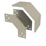 Cable Trunking Outside Riser (W/P), PC Steel, Inside Bend, 2.0mm Thickness, 75mm Height, 750mm Width | BAHRA