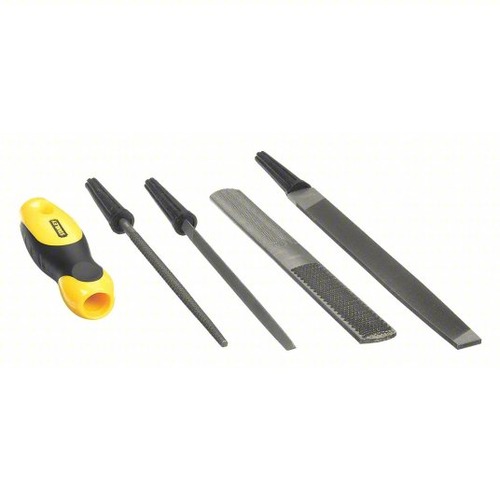 Needle File Set 5-piece 6.8 inches, 0.49 kg | Stanley by ARAB PROS COMPANY