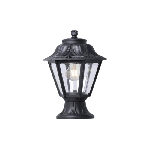 ANNA Outdoor Wall Light, Black Color, Dimensions 220×385 mm | ANNA