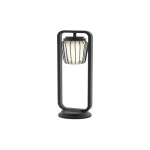 أعمدة إضاءة حدائق جانديا ، أبعاد 700 × 210 ×320 مم، لون رمادي غامق