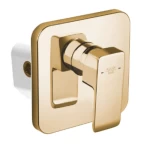 Concealed Shower Mixer, Rose Gold Color, Single Lever, Single Line