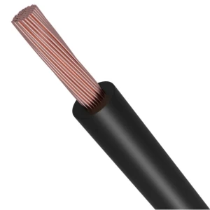 50 sq mm NYA Wire 450/750 Volts, Stranded Copper, PVC 90°C Insulation, Black | Asharqiyah Cables Company for Industry