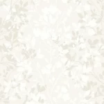 ورق حائط مزخرف، لفة تغطي 15 متر مربع، لون أبيض