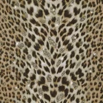 Patterned wallpaper, length 10 m, width 0.70 m, beige color, model 13075