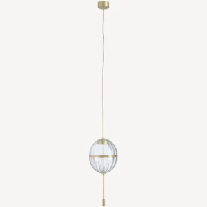 Ceiling Pendant Light 20×20×150 cm Golden Color | Abyat Company