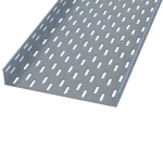 Powder Coated Straight Perforated Cable Tray, Outside Bend, 100mm Height, 750mm Width, 2.0mm Thick | BAHRA