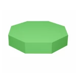 بلاط رصيف انترلوك ثماني سماكة 6 سم لون اخضر | شركة معيار