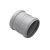 UPVC plastic Rigister Coupling Size 160 mm, Length 340 mm, Gray Color | Saudi Industries for Pipes