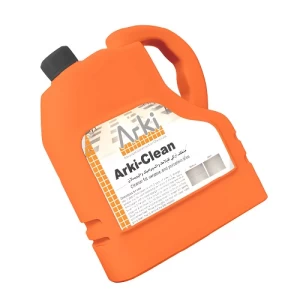 Arki Clean H Cleaner for Ceramic Tiles and Cementitious Floors, Straw Color, 20 Liter Jerrycan | Arki for Advanced Construction Chemicals Co. Ltd.