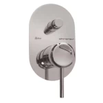 Two Way Shower Mixer, Weight 650 g, Italian, Matte Nickel Color 