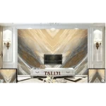 Marble alternative to kitchens Length 290 cm Width 244 cm, Rectangle,  Beige with golden veins, gray, brown color