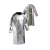 Aluminum heat-resistant protective coat by Jutec, size 50, weight 400 g/m², height 140 cm