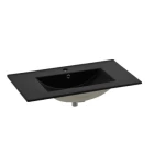 Edge Basin without Cabinet Size 81×46.5×11 cm, Maze Model, Black Color