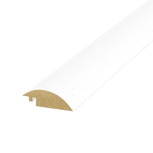 Polystyrene Parquet Floor End Strip 240x8 cm, White Color | 