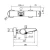Bath Mixer Brass Chrome Color, Florence Model | Saudi Ceramics - Image 2