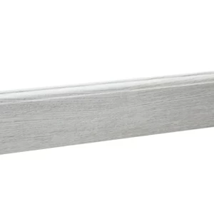 Fiber Wood Skirting 240x8x1.2 cm, Gray Color | Abyat Company