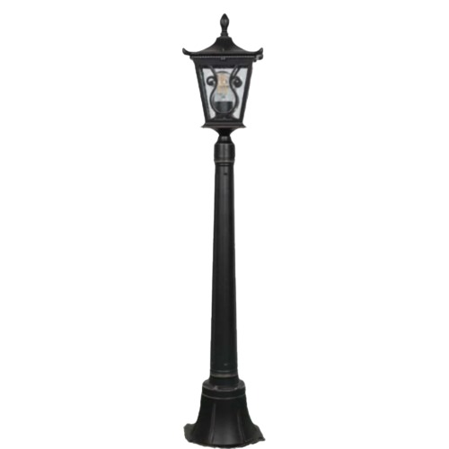 Outdoor Lighting Pole 104x19 cm, Black Color | Matkel Store