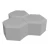Delta Interlock Paver Tiles, Thickness 6 cm  Cement Color | Meyar Company